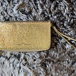 Adrienne Vittadini Gold Wristlet